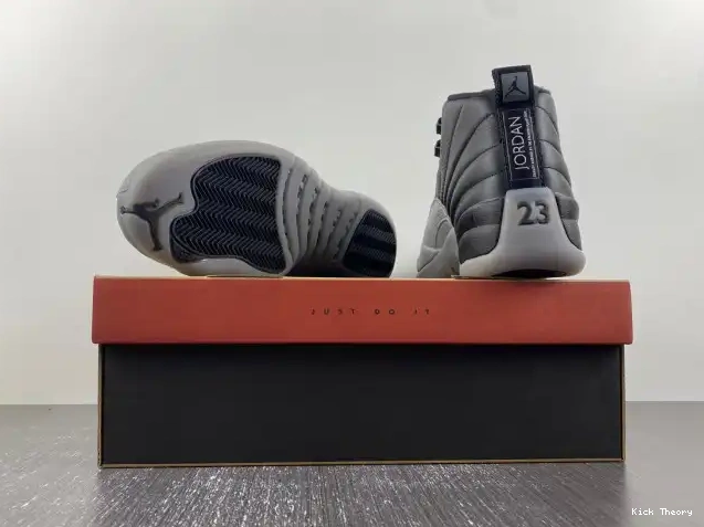 Kick Theory Jordan Air 12 Wolf Black Grey CT8013-019 0507